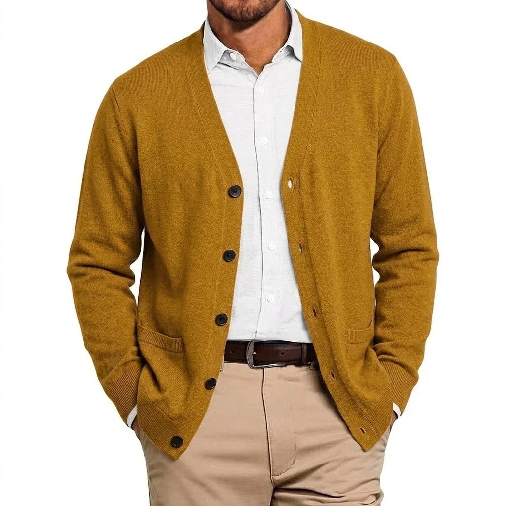 KNIT MANDARIN COLLAR BLAZER FOR MEN