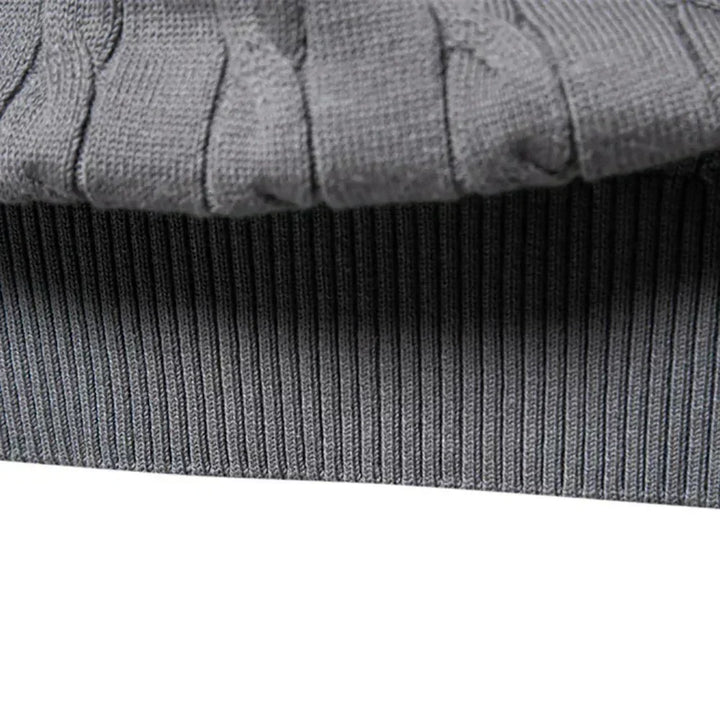TEXTURED CABLE SWEATER FOR MEN