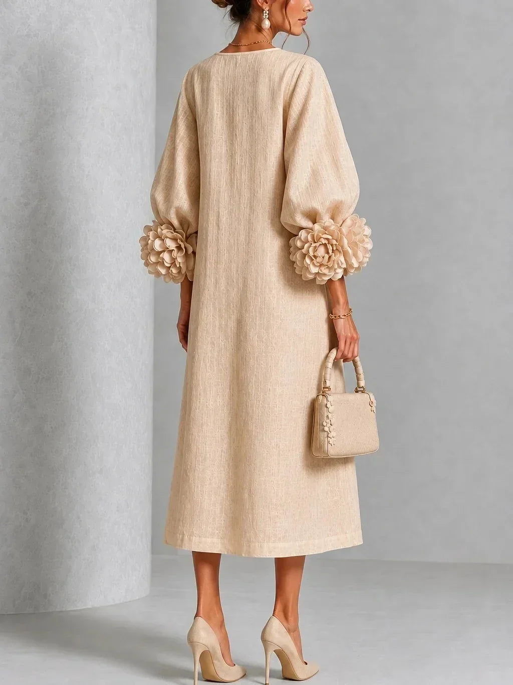 BEAUMONT NICE | ROBE MIDI ROMANTIQUE POUR FEMMES