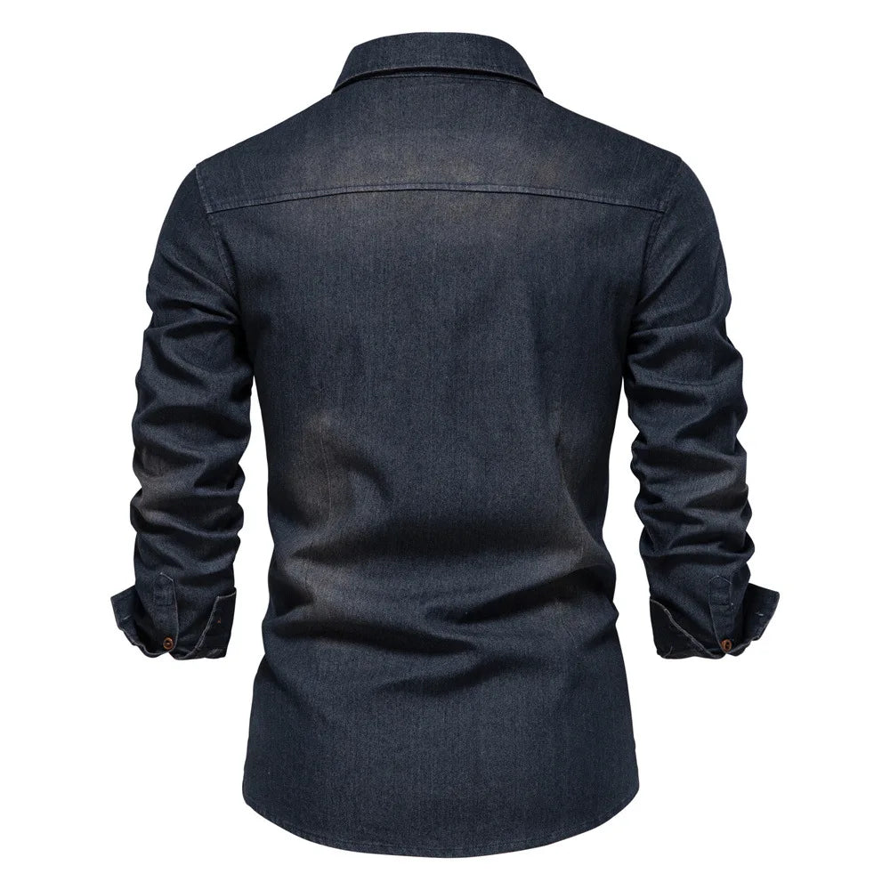 CLASSIC DENIM SHIRT FOR MEN