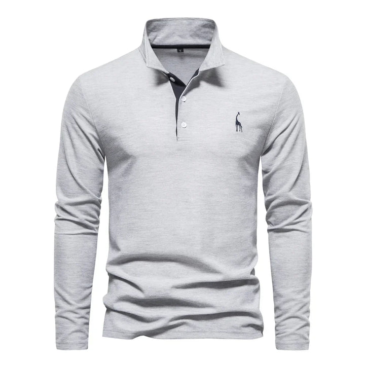 LONG SLEEVE POLO SHIRT FOR MEN