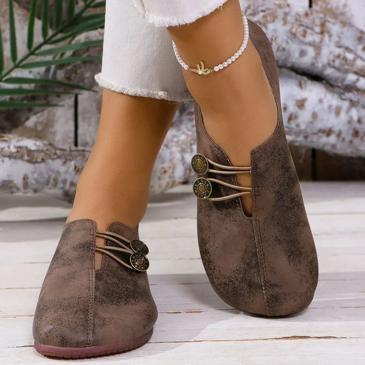 BEAUMONT NICE | CHAUSSURES MOCASSINS BOUTON POUR FEMMES