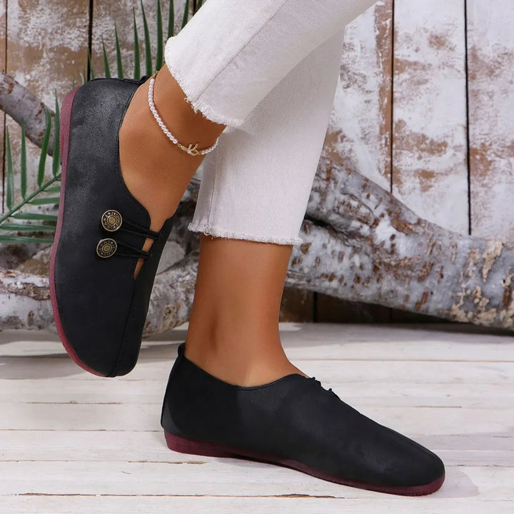 BEAUMONT NICE | CHAUSSURES MOCASSINS BOUTON POUR FEMMES