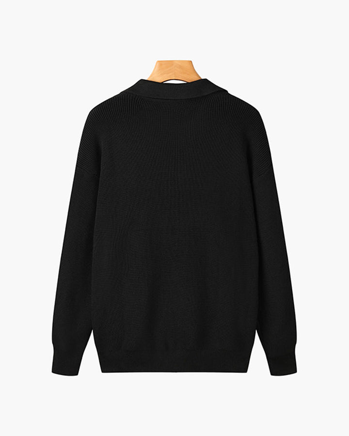 TEXTURED ZIP SWEATER FOR MEN