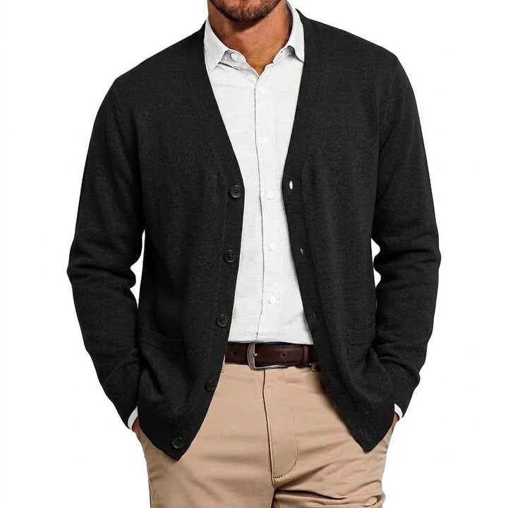 KNIT MANDARIN COLLAR BLAZER FOR MEN