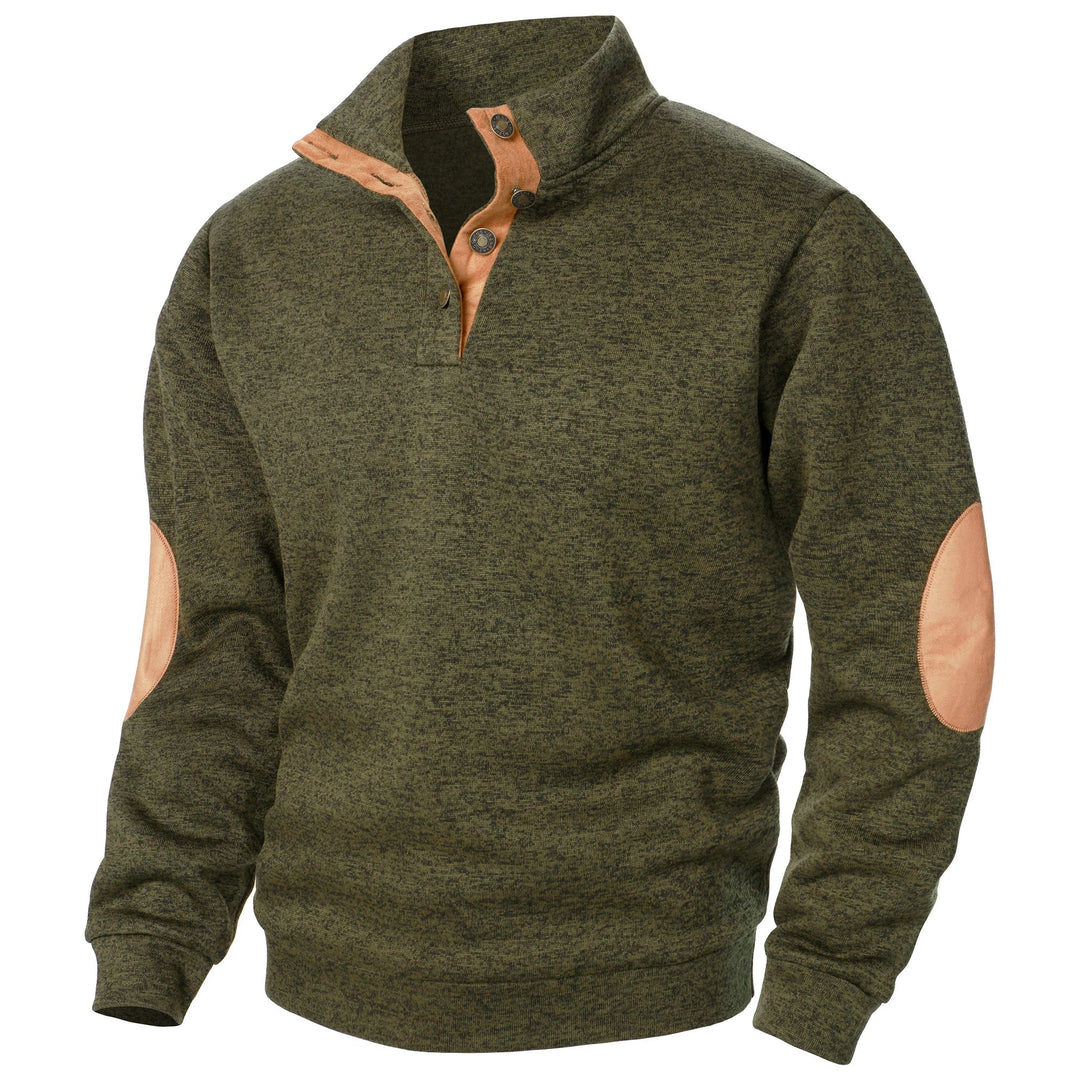 PULLOVER WITH HALF-ZIP FOR MEN