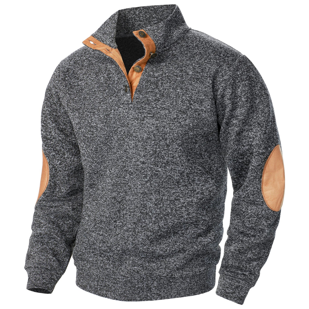 PULLOVER WITH HALF-ZIP FOR MEN