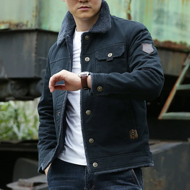 WARM LINED JACKET FOR MEN
