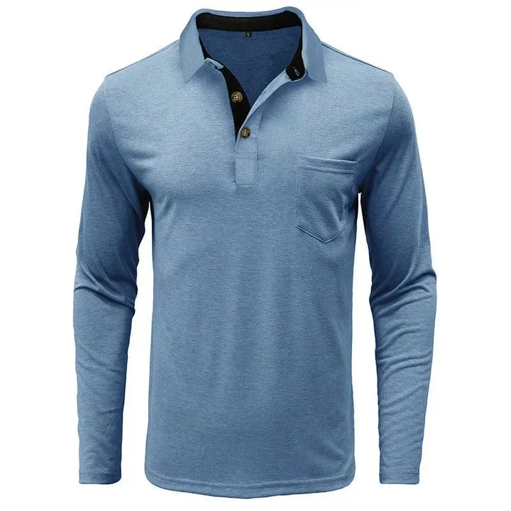 CLASSIC LONG SLEEVE POLO FOR MEN