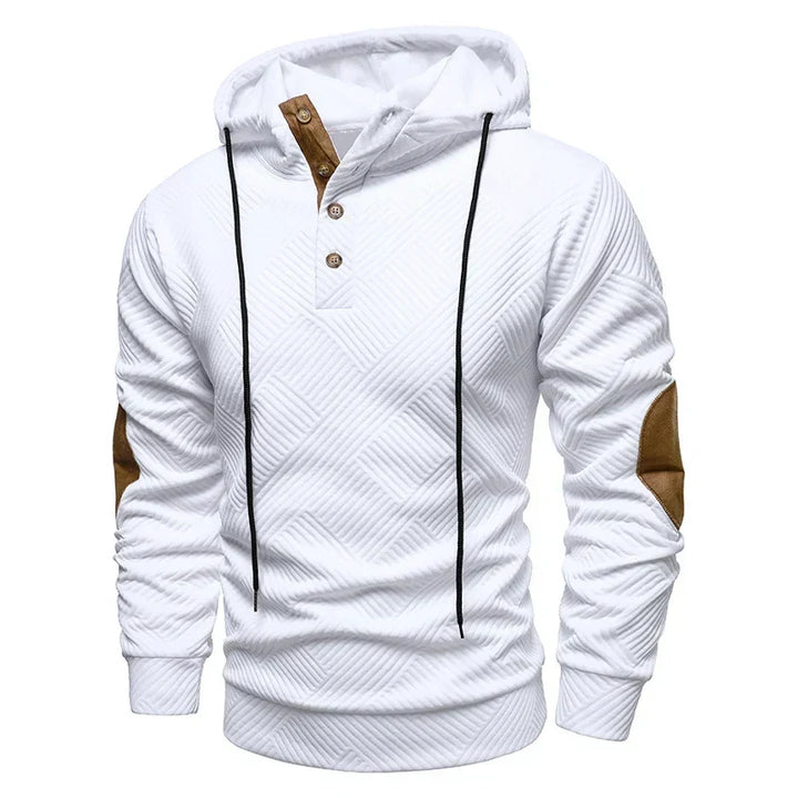 SLIM FIT HALF-BUTTON PULLOVER FOR MEN