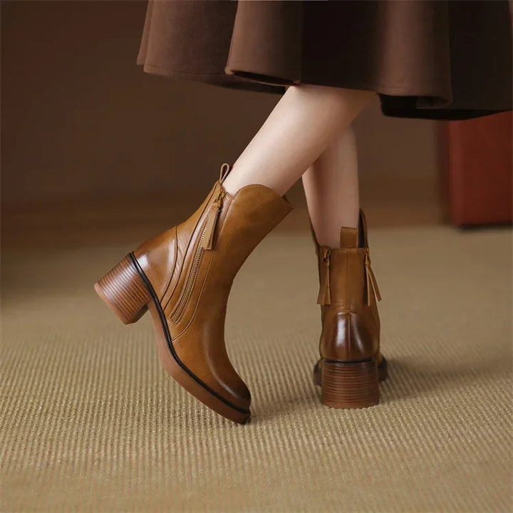 BEAUMONT NICE | BOTTINES À TALON BLOQUÉ POUR FEMMES