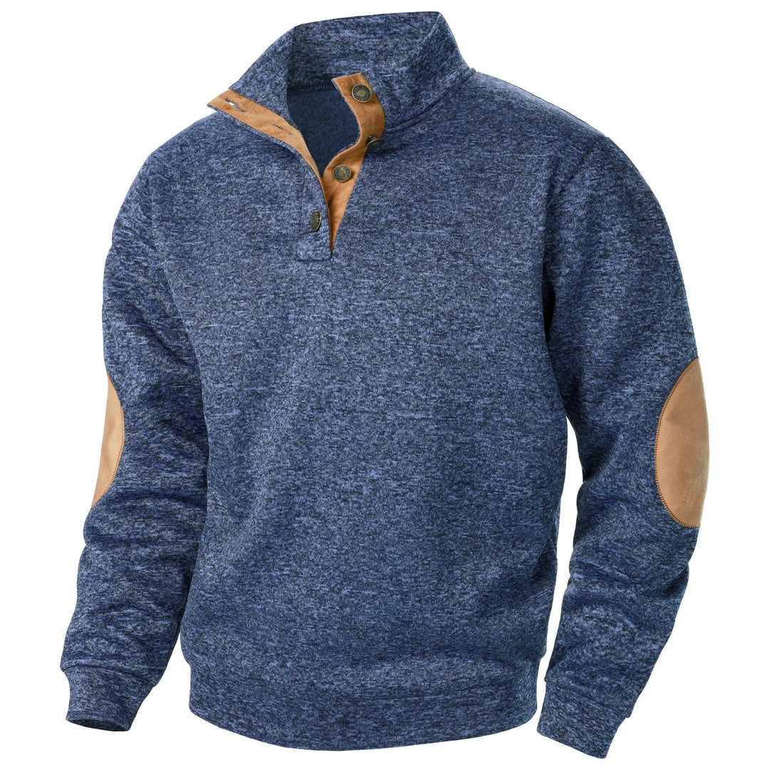 PULLOVER WITH HALF-ZIP FOR MEN