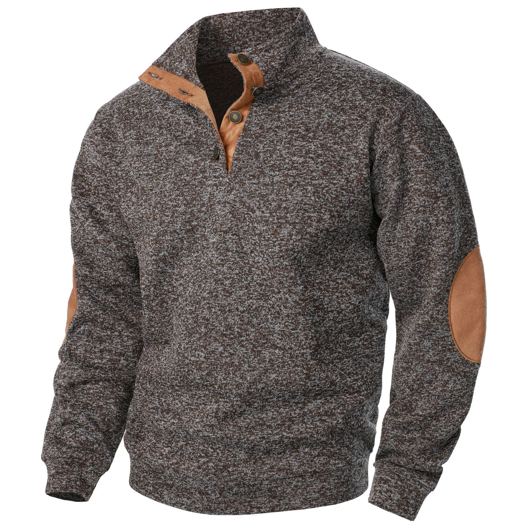 PULLOVER WITH HALF-ZIP FOR MEN