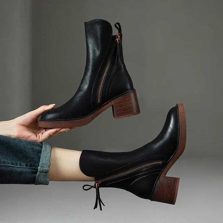 BEAUMONT NICE | BOTTINES À TALON BLOQUÉ POUR FEMMES