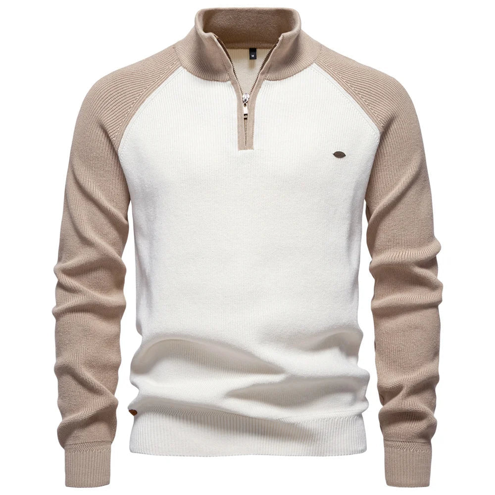 QUARTER ZIP PULLOVER FOR MEN