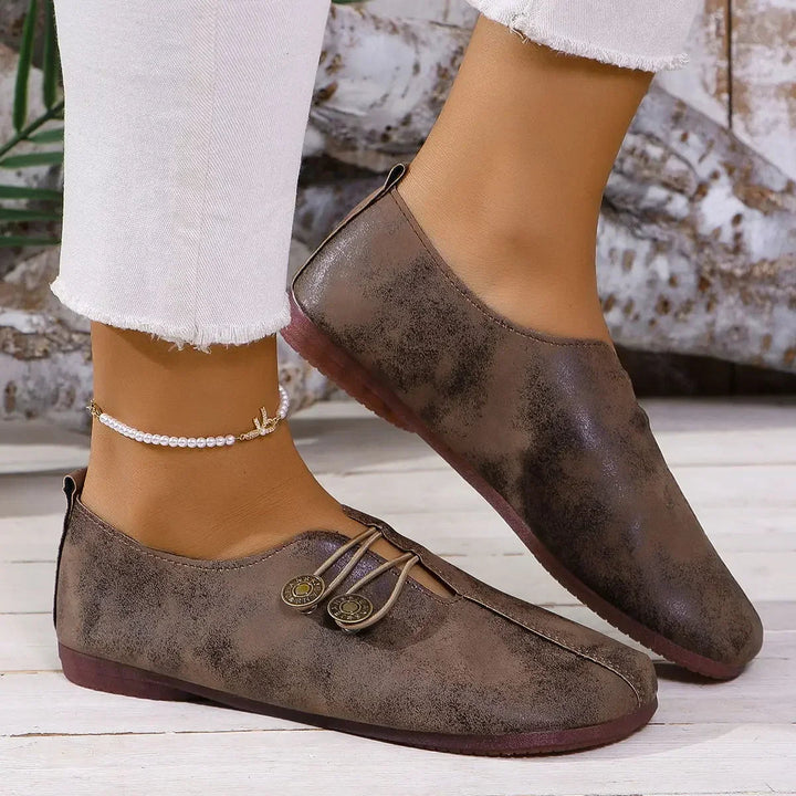 BEAUMONT NICE | CHAUSSURES MOCASSINS BOUTON POUR FEMMES