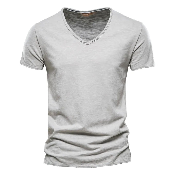 RIBBED SUMMER T-SHIRT FOR MEN