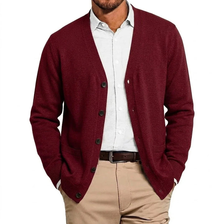 KNIT MANDARIN COLLAR BLAZER FOR MEN
