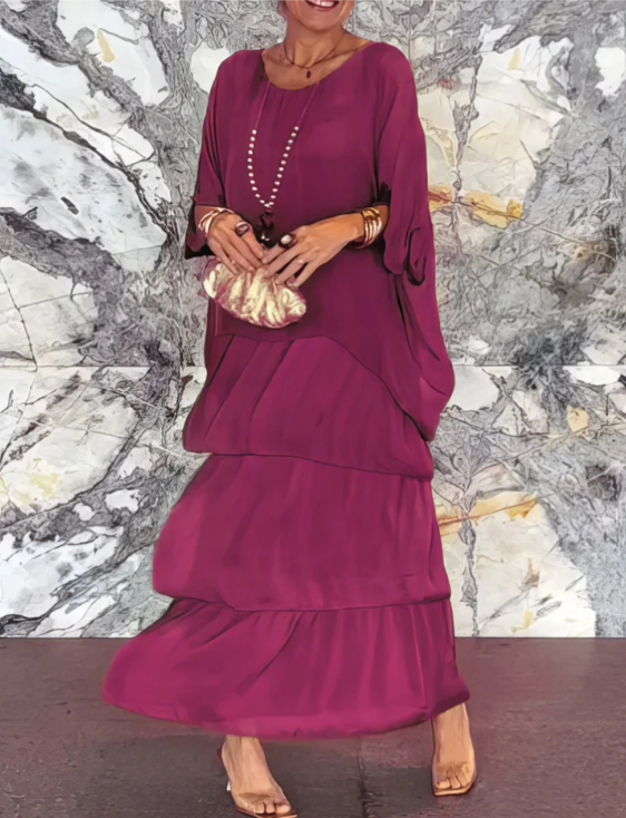 BEAUMONT NICE | ROBE MAXI FORMELLE CHIC POUR FEMME