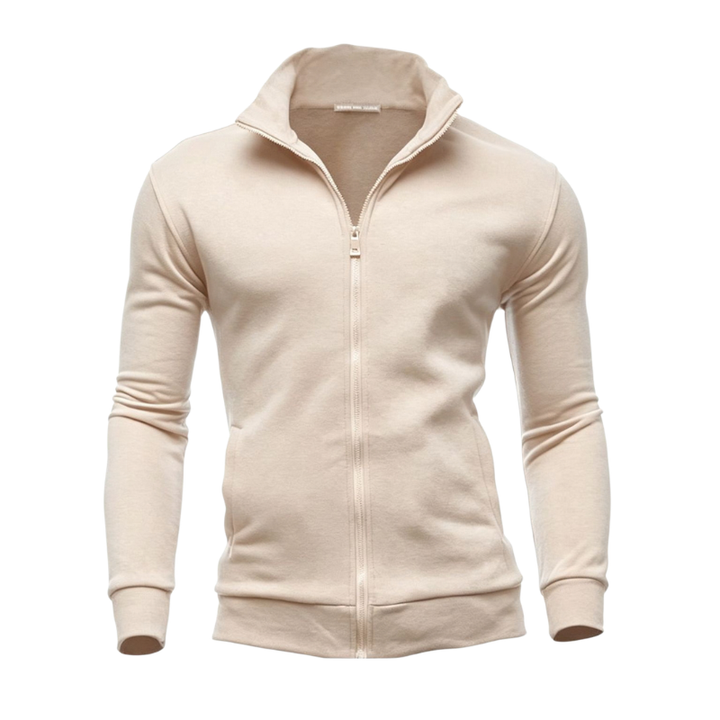 HIGH NECK ZIP HOODIE JACKET FOR MEN