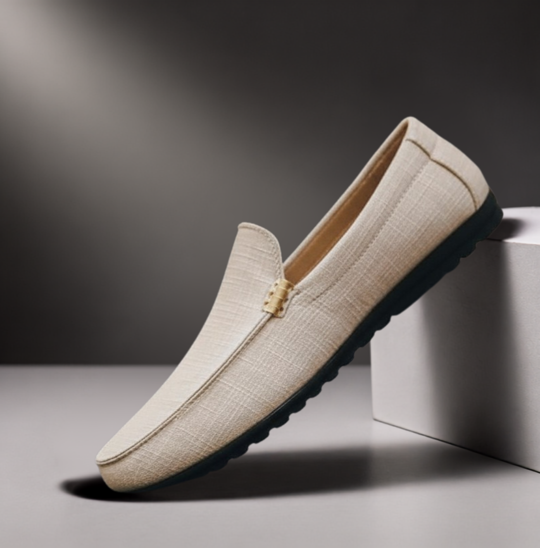 SLIP-ON CANVAS LOAFERS FOR MEN