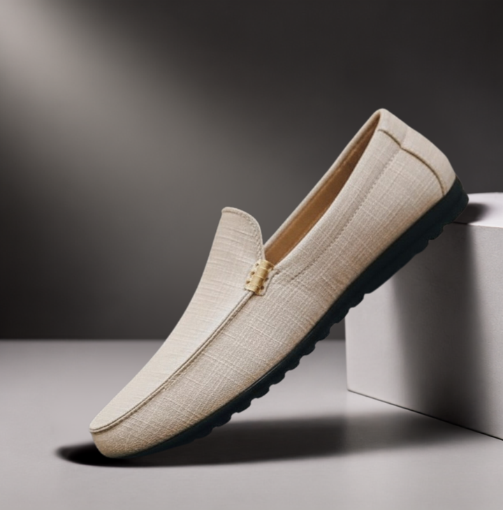 SLIP-ON CANVAS LOAFERS FOR MEN