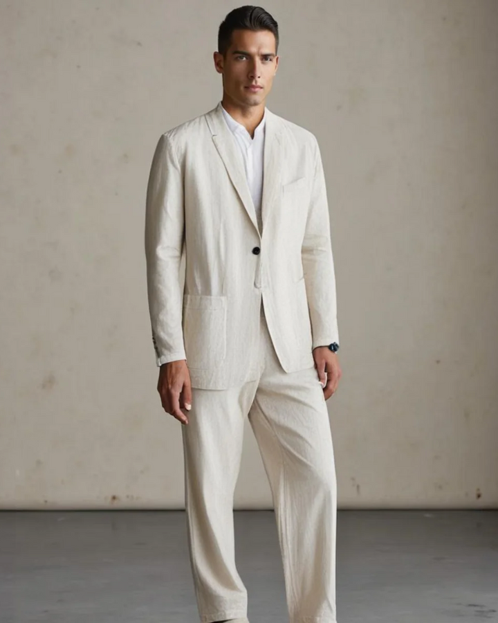 LINEN TWO PIECE SET FOR MEN