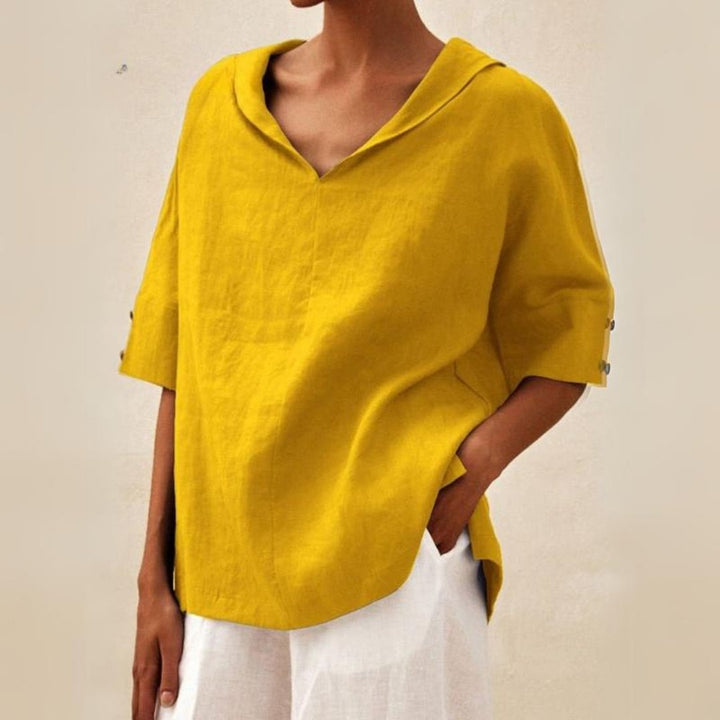 BEAUMONT NICE | CHEMISE À COL EN V POUR FEMME