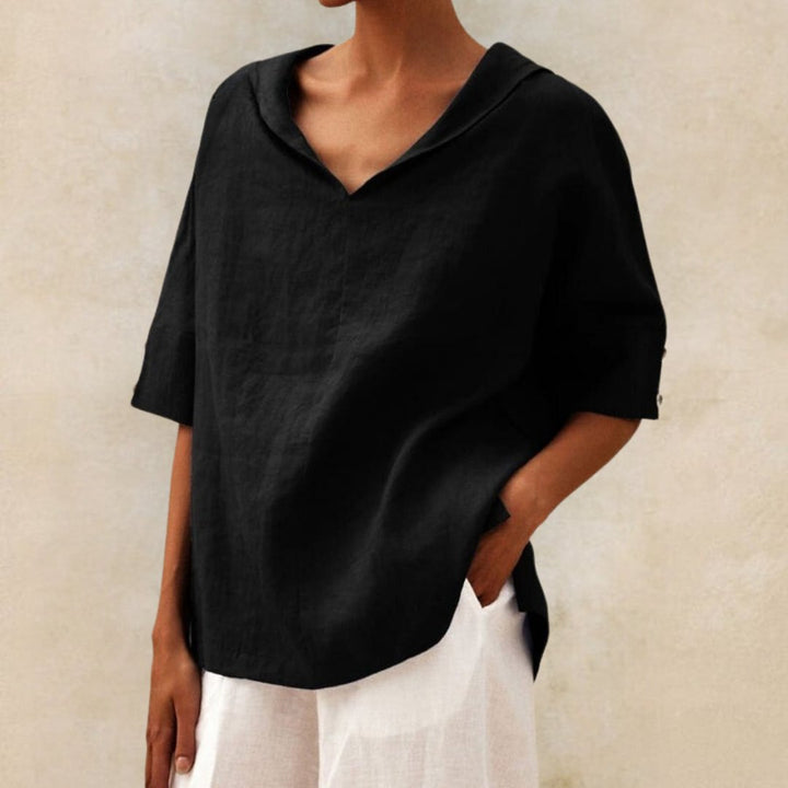 BEAUMONT NICE | CHEMISE À COL EN V POUR FEMME