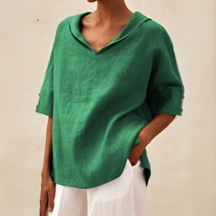 BEAUMONT NICE | CHEMISE À COL EN V POUR FEMME