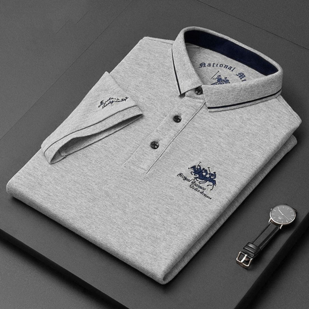 BUTTON COLLAR POLO FOR MEN