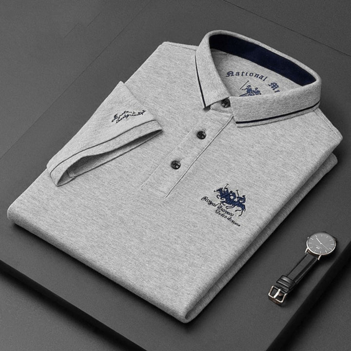 BUTTON COLLAR POLO FOR MEN