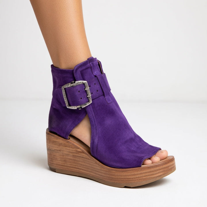 BEAUMONT NICE | BOTTINES COMPENSÉES OUVERTES POUR FEMMES