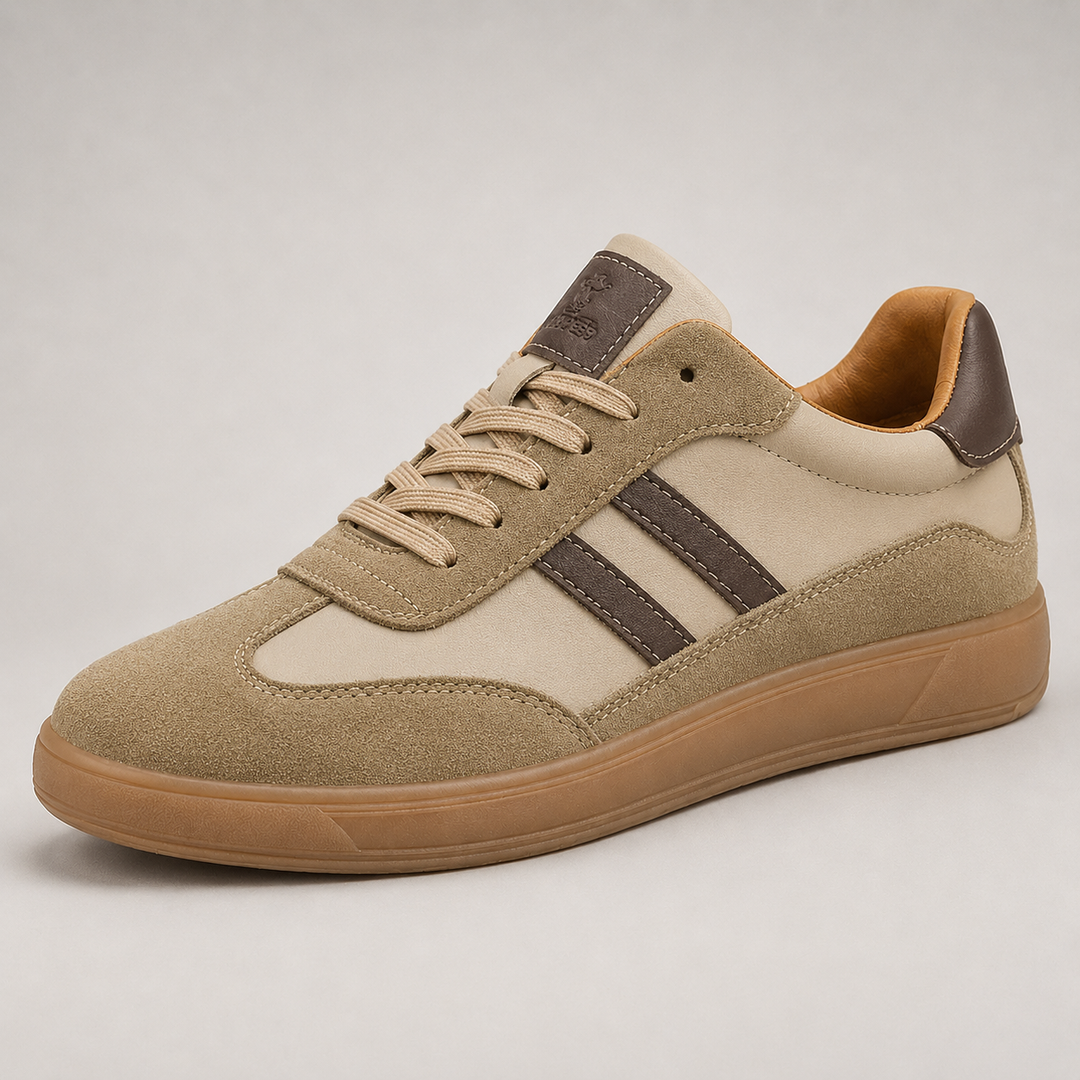 CONTRAST PANEL SNEAKERS FOR MEN