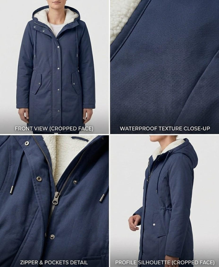 BEAUMONT NICE | PARKA D'HIVER DOUBLÉE EN POLAIRE POUR FEMMES