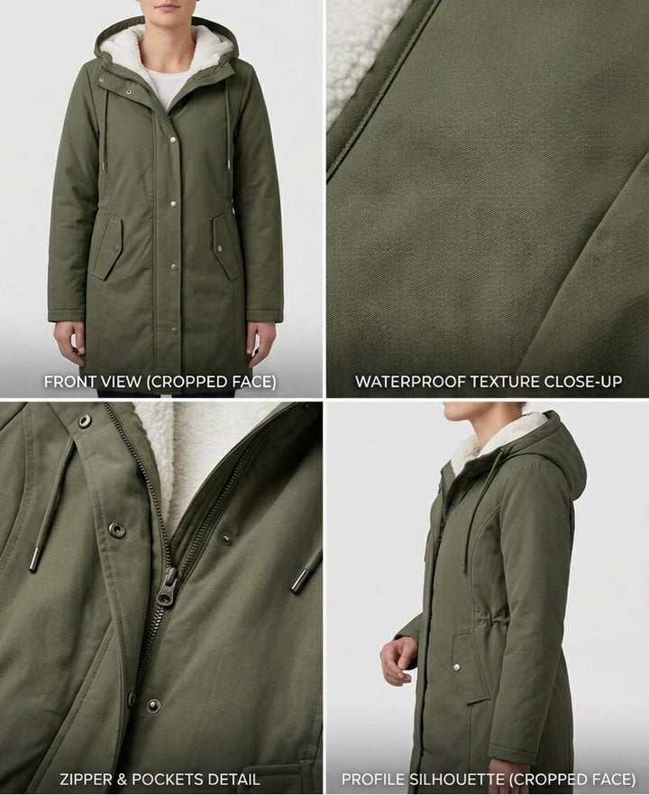 BEAUMONT NICE | PARKA D'HIVER DOUBLÉE EN POLAIRE POUR FEMMES