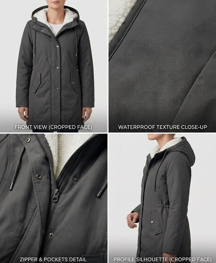 BEAUMONT NICE | PARKA D'HIVER DOUBLÉE EN POLAIRE POUR FEMMES