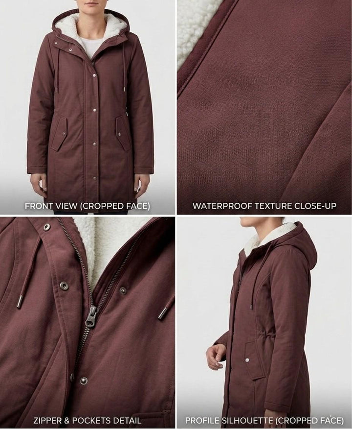 BEAUMONT NICE | PARKA D'HIVER DOUBLÉE EN POLAIRE POUR FEMMES