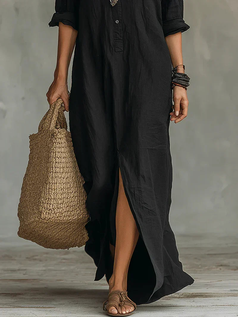 BEAUMONT NICE | ROBE MAXI CHIC FLUIDE POUR FEMMES
