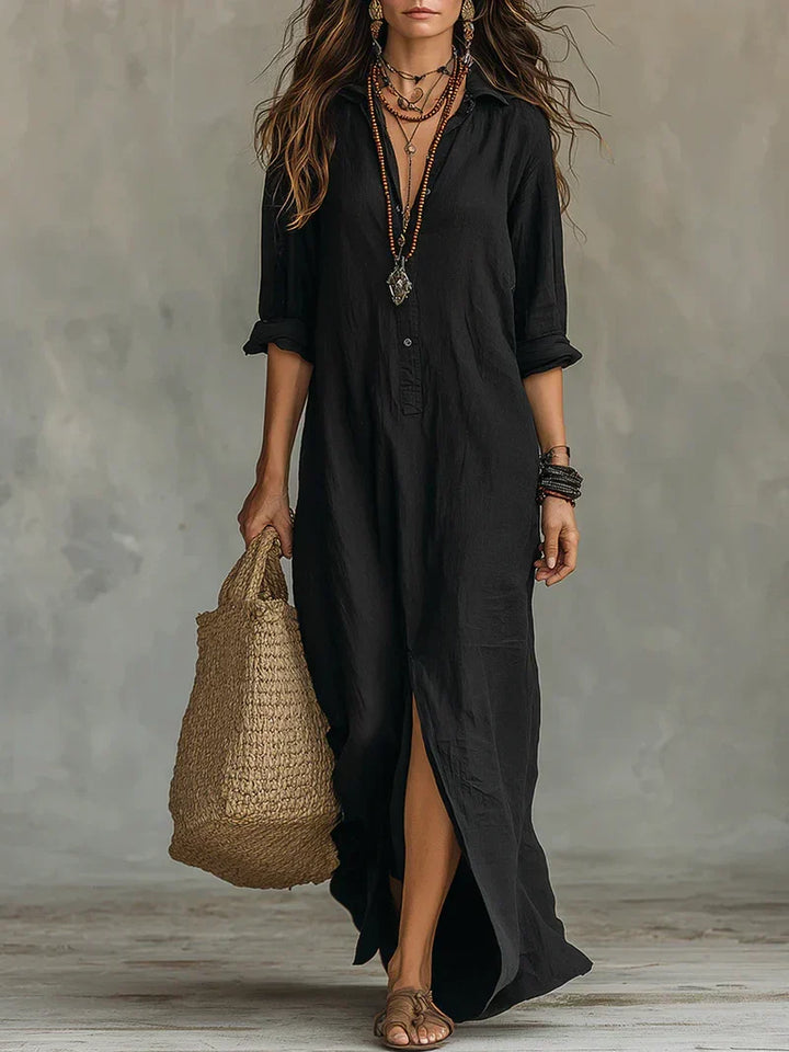 BEAUMONT NICE | ROBE MAXI CHIC FLUIDE POUR FEMMES