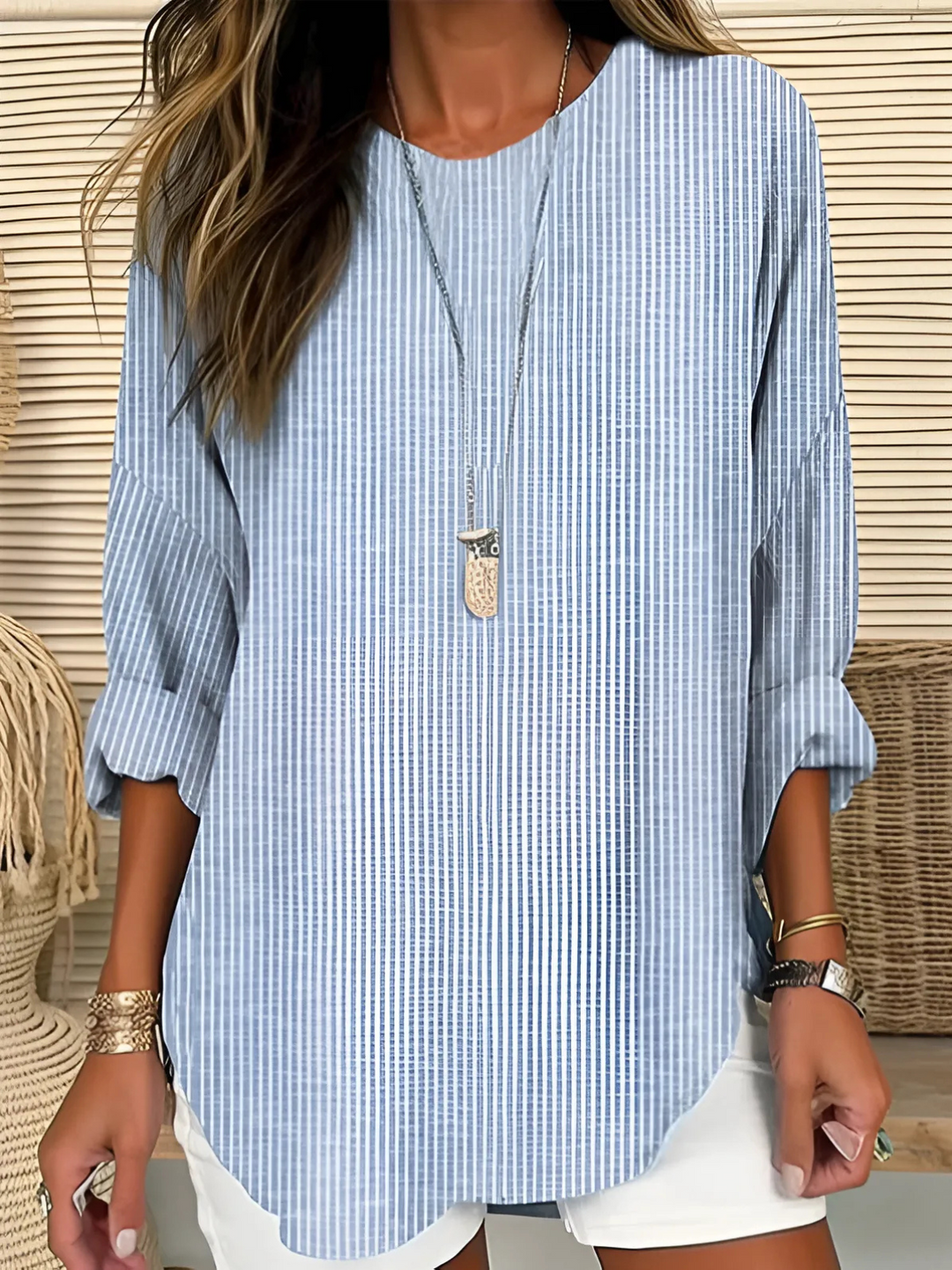 BEAUMONT NICE | BLOUSE À RAYURES POUR FEMME