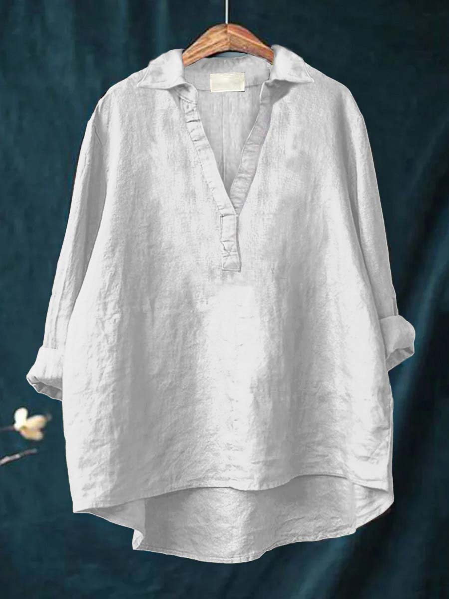 BEAUMONT NICE | BLOUSE COL V POUR FEMMES
