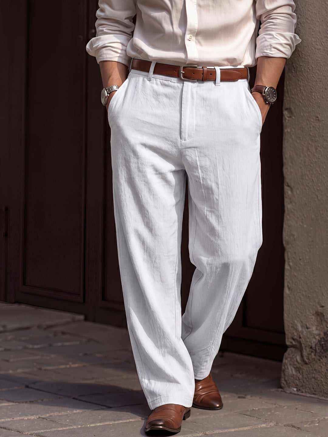 WOVEN TROUSERS FOR MEN