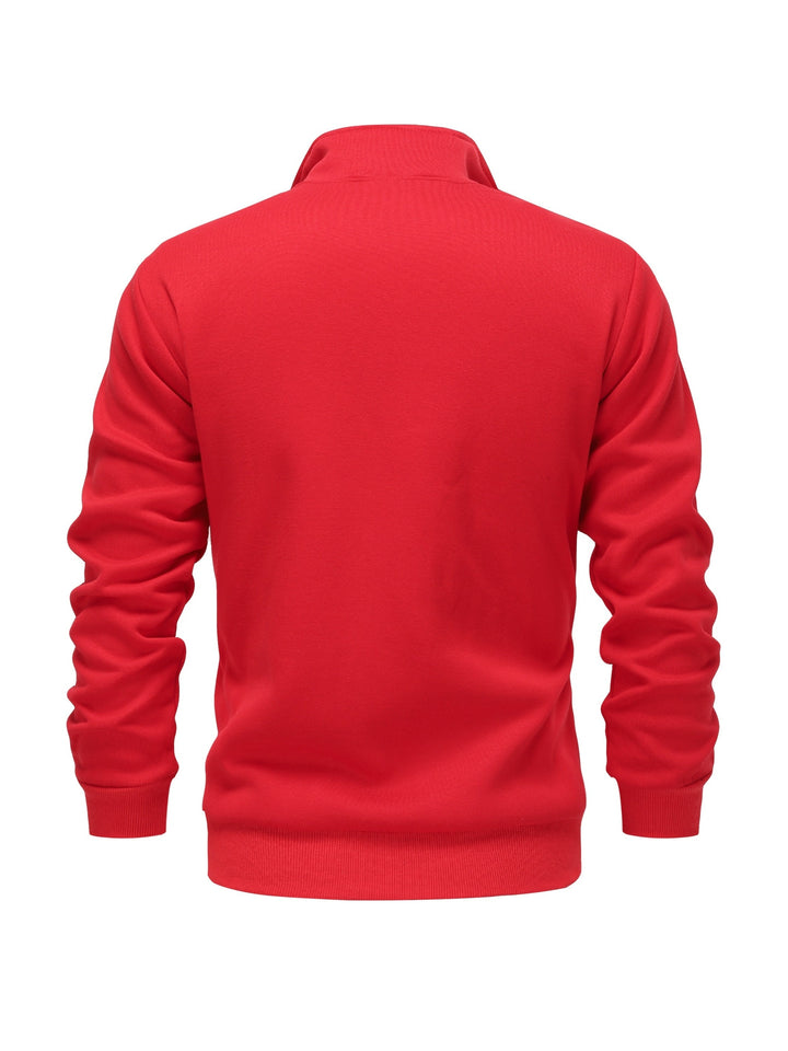 HIGH NECK ZIP HOODIE JACKET FOR MEN