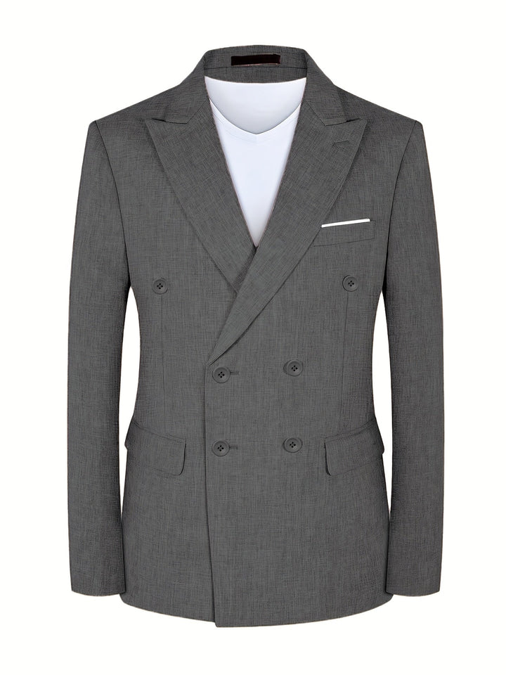 SINGLE BUTTON LAPEL BLAZER FOR MEN