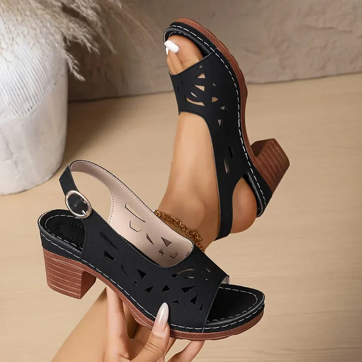 BEAUMONT NICE | SANDALES À TALON WEDGE CHIC POUR FEMMES