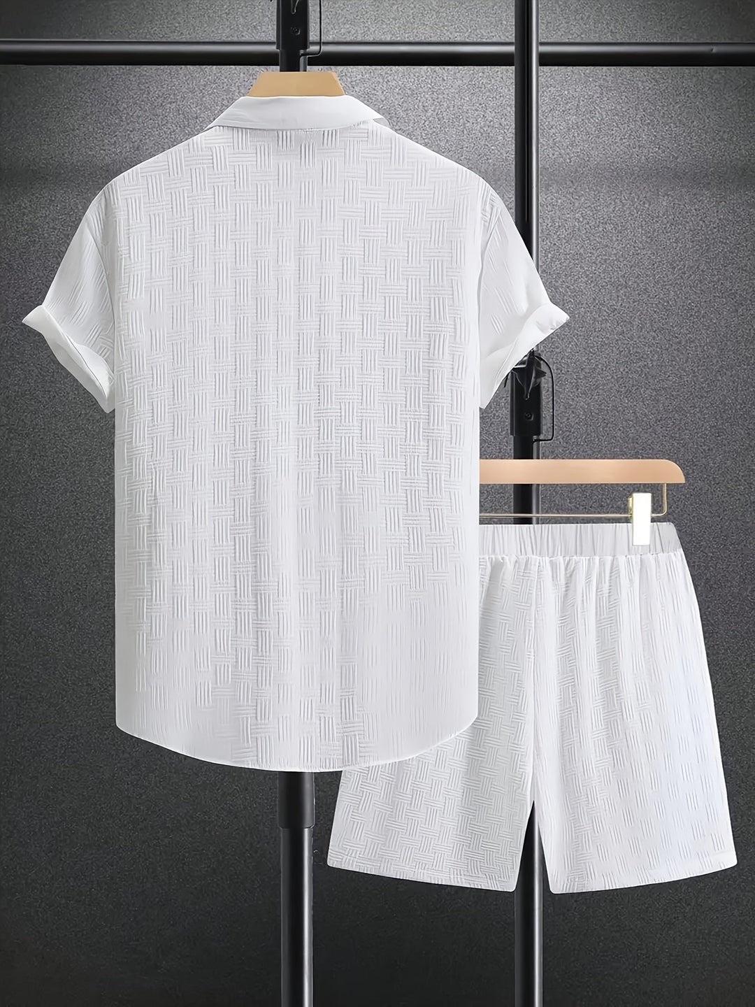 LAPEL SHIRT SET FOR MEN