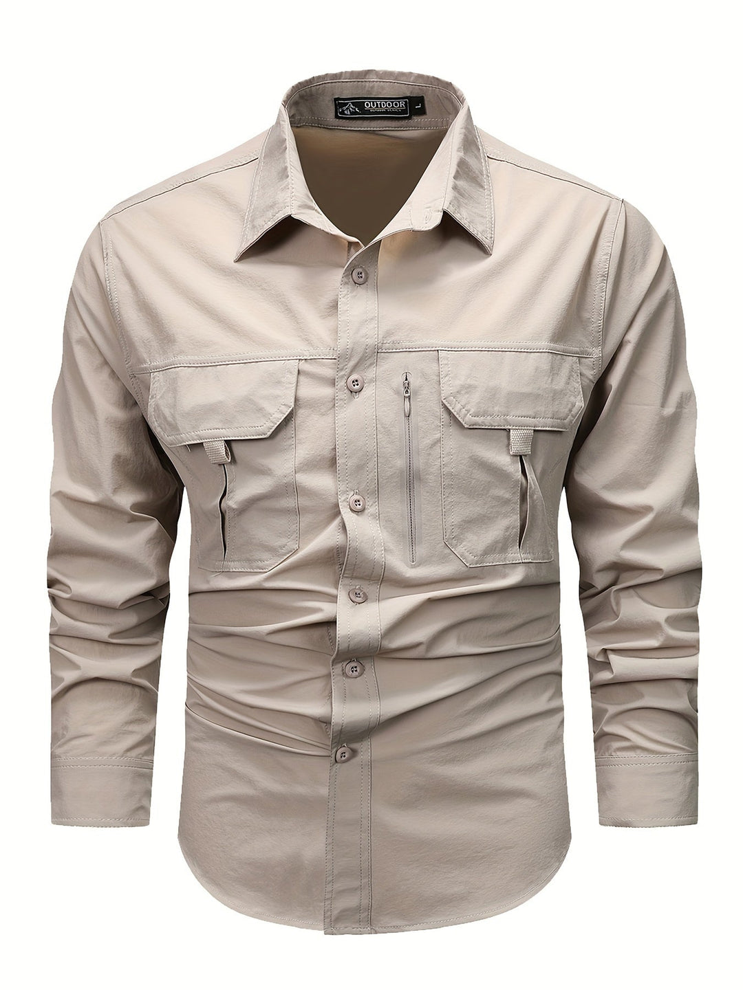 LONG SLEEVE CARGO SHIRT FOR MEN