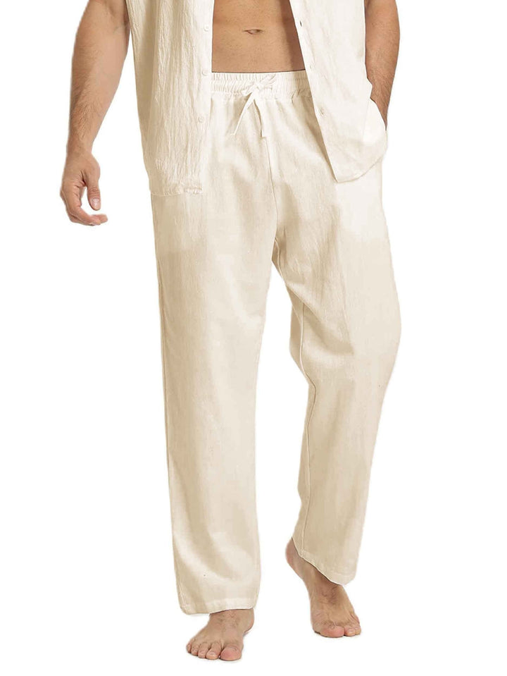 LINEN CASUAL TROUSERS FOR MEN
