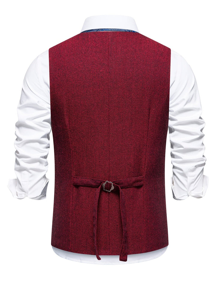 VINTAGE BUTTON VEST FOR MEN